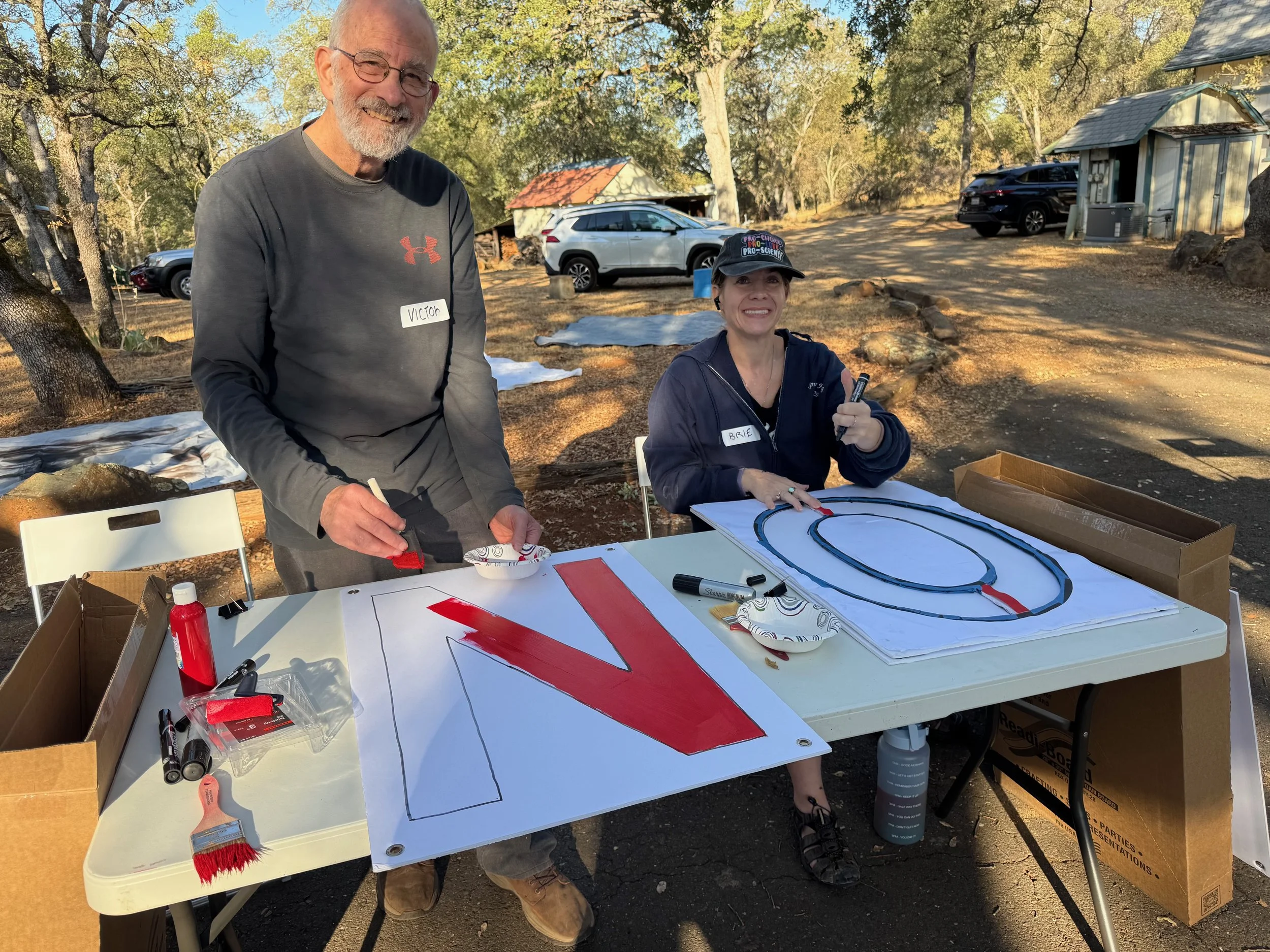 NO Kings 2 & YES ON 50 Sign Making Event September 27, 2025 10