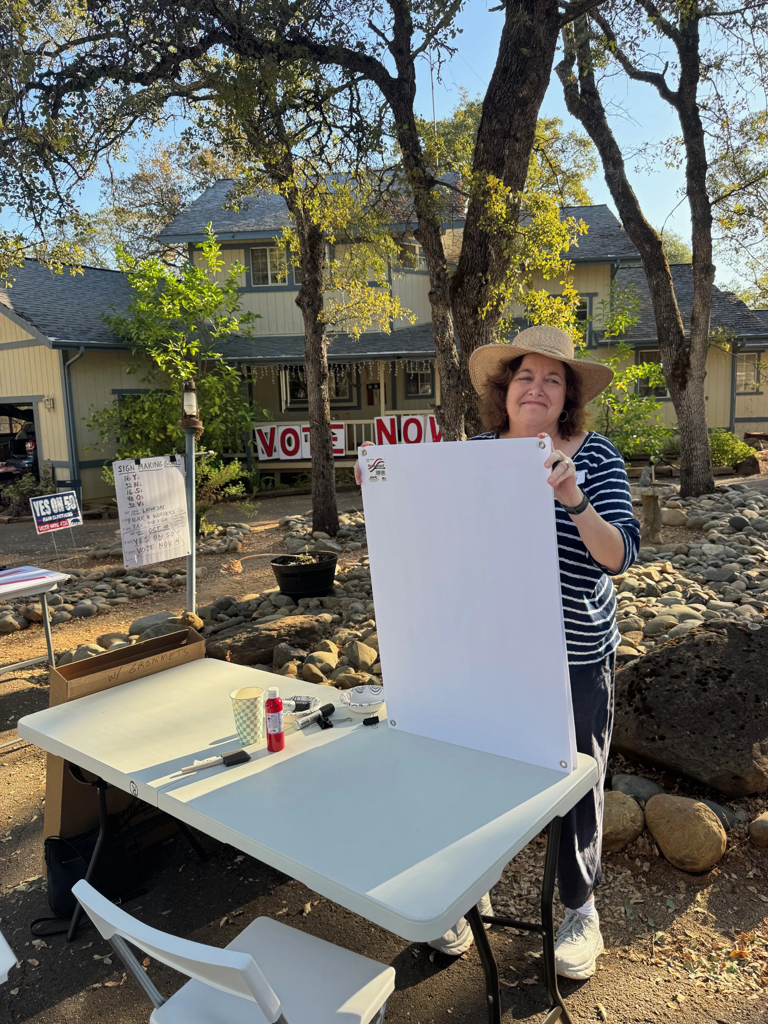 NO Kings 2 & YES ON 50 Sign Making Event September 27, 2025 12
