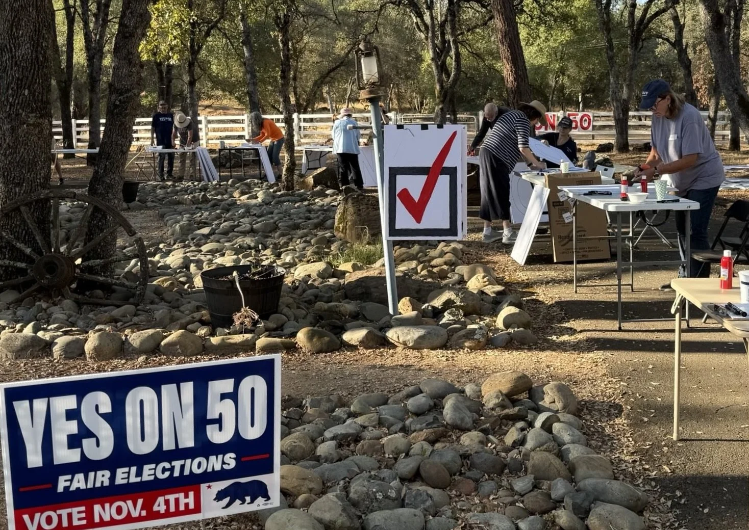 NO Kings 2 & YES ON 50 Sign Making Event September 27, 2025 15